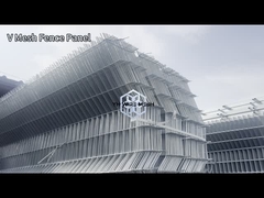 Galvanisierte Schweißdrahtzaun 75*150mm Mesh Hole für Flughafen