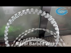 Concertina Razor Wire Coil Scharfe Klinge Design zur Eindringlingsverhütung