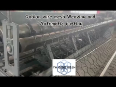 Aufbewahrung von Gabiondrahtnetzkörben mit Wandgestein