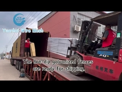 PVC-beschichteter, gebogener / dreieckig gebogener BRC-Maschendrahtzaun