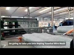 PVC / Feuerverzinkter Eisendraht-Gabionendrahtgeflecht für Böschungsschutz