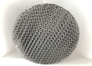 304 Knitted Metal Structured Packing Low Load Properties High Flux Heat Resistant