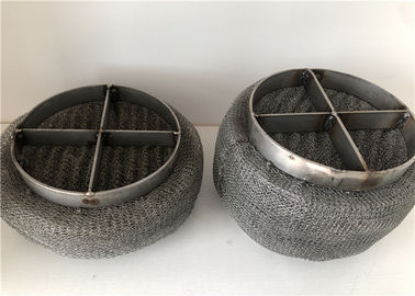 2-635 Mesh Braided Filter Demister , Mesh Pad Demister Gas Liquid Filter