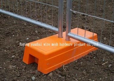 High Temperature Temporary Security Fence Panels White 60x150mm Infill Mesh