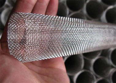 Industrial 304 316 304L Stainless Steel Screen Roll , Fine Woven Wire Mesh
