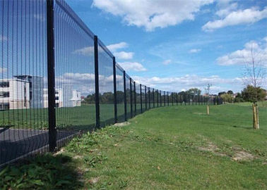 Waterproof Commercial Steel Perimeter Fence 358 Welded Mesh Easily Assembled
