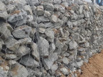 High Performance Hexagon Metal Mesh , Construction Barrier Fence Twill Weave