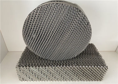 Structured Column Metal Tower Packing For Distribution Of Gas - Liquid