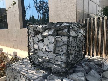 2-3.5mm Galvanized Gabion Box / Welded Hexagonal Wire Mesh For Protection
