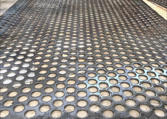 Stainless Steel Perforated Mesh Panel Custom Hole Patterns
