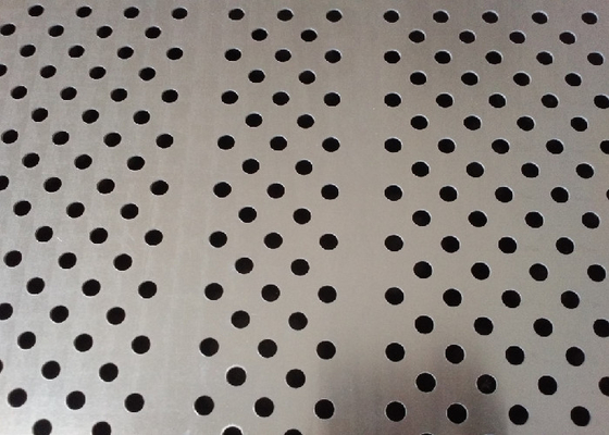 Stainless Steel Perforated Mesh Panel Custom Hole Patterns