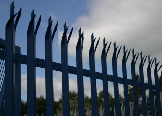 Steel Galvanized Modular Palisade Fence Panel High Security Perimeter Solution