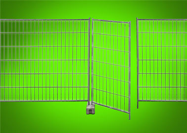Hot Galvanized Temporary Mesh Fencing 1.8 X 2.4 Welded Mesh Mobile Fence