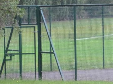 Metal Welded Wire Fence Panels Powder Coating For Sports Ground Leisure Center