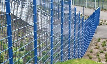 Metal Welded Wire Fence Panels Powder Coating For Sports Ground Leisure Center