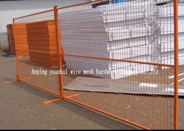 Hot Dipped Galvanized Wire Fence Panels , Movable Fence Temporary Fence