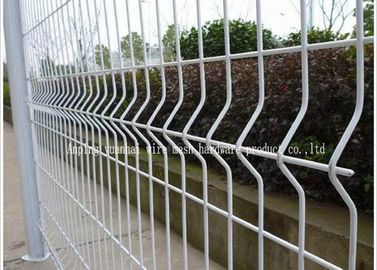 Decorative Galvanised Welded Wire Mesh Sheets , Garden Mesh Fence Pure White 3D