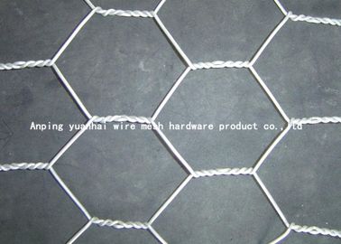 Hexagonal Chicken Coop Gabion Wire Mesh For Farm Normal / Reverse Twist Style
