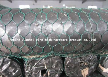 Hexagonal Chicken Coop Gabion Wire Mesh For Farm Normal / Reverse Twist Style