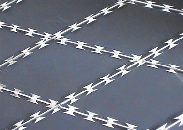 High Tensile Concertina Razor Wire Barbed Wire Easy Install Powder Coated BTO-22