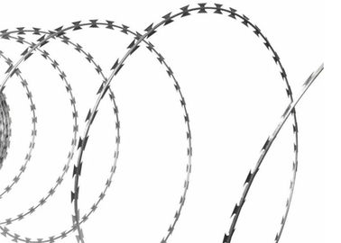 Custom Concertina Razor Barbed Wire Corrosion Resistance Simple Installation