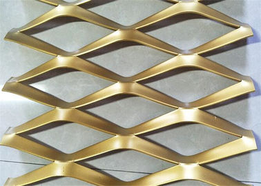 Aluminium Steel Expanded Metal Wire Mesh Good Rigidity For Building Outer Wall