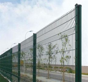 Decorative Wire Mesh Triangle Fence Panel High Security Customized Color