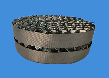 SS 316Metal Tower Packing Large Contacting Surface Area Gas Liquid Distribution
