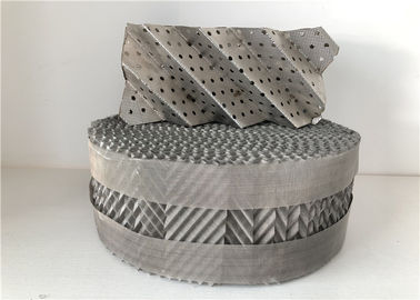 Orifice Corrugated Tower Metal Structured Packing Internals For Distillation