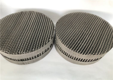Orifice Corrugated Tower Metal Structured Packing Internals For Distillation