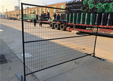 Round Tube ety Temporary Backyard Fence Various Color Hot Dipped Galvanized