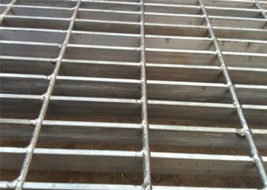 Hot Dipped Mild Steel Walkway Grating Light Weight Black / White Easy Installation