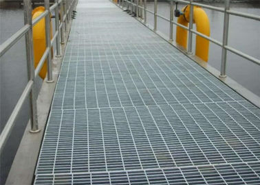 Square / Rectangular Steel Walkway Grating Surface Treatment Thickness 0.3-0.8mm
