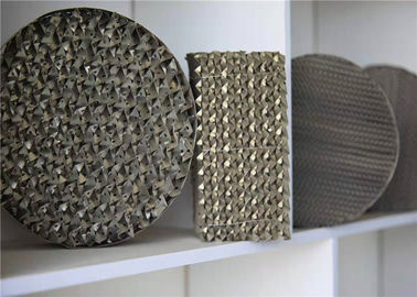 304 304L Metal Tower Structured Column Packing For Gas Liquid Distribution