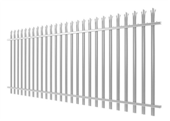 W Weißstahl Palisade Zaun Euro Zaun für die Sicherheit