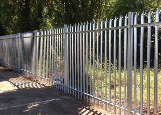 Palisadenzaun aus kohlenstoffarmem Stahl für Wohngebäude, nagetiersicher
