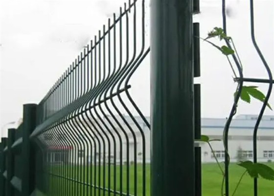 Hot Dip Galvanized 3D Kurvenzaun für Schulhaus Garten oder Spielplatz