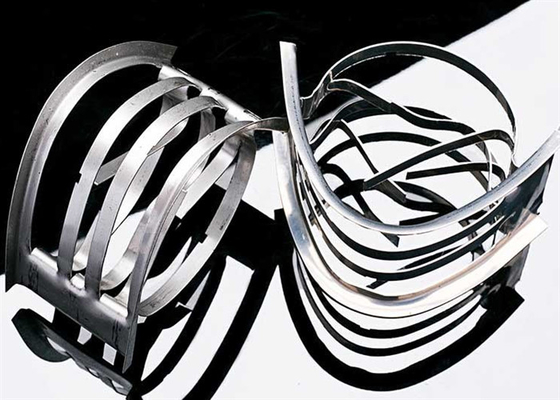 Edelstahl 304 Metall Intalox Turm Verpackung für Industrie 50 * 50 * 0,7 mm