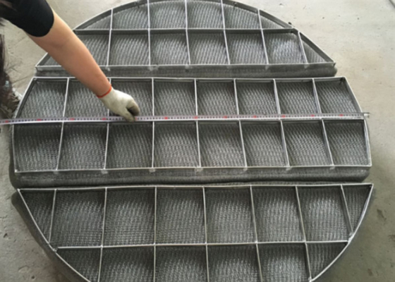 Edelstahl 304 316 Wire Mesh Demister Pad für Luftfahrtgasflüssigkeitstrennung