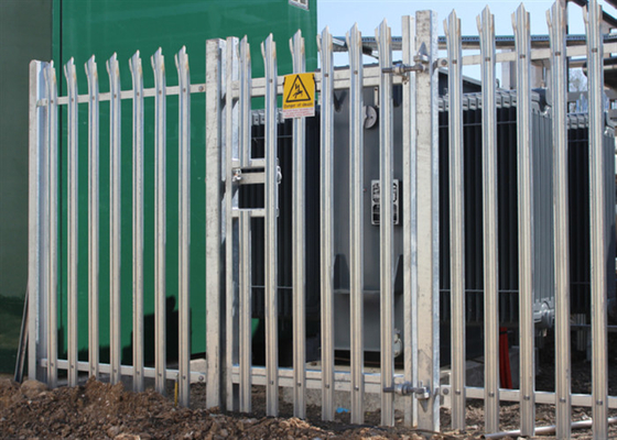 Galvanisierte D-Pale Steel Palisade Schranke 1,8*2,4 m