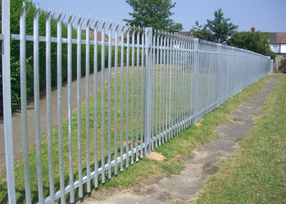 Galvanisierter Winkelbalken Stahl Palisade Zaun für Sicherheit
