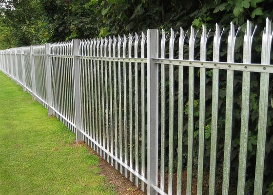 W / D-Typ Galvanisierter Palisadenzaun aus Stahl 2,5*2,75 m