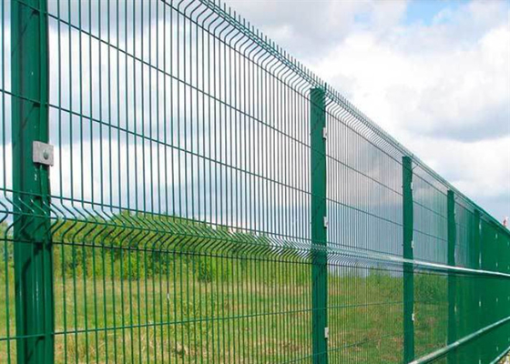 Pulverbeschichteter 3D-Zaun, Dreieckszaun für Baustellen