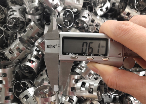 SS316 Verpackung mit Metallpall für Absorptionssäulen 25*25*0,6 mm