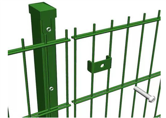 Hot Dip Galvanized Double Loop Drahtzaun für Gärten 55*100mm Mesh Loch