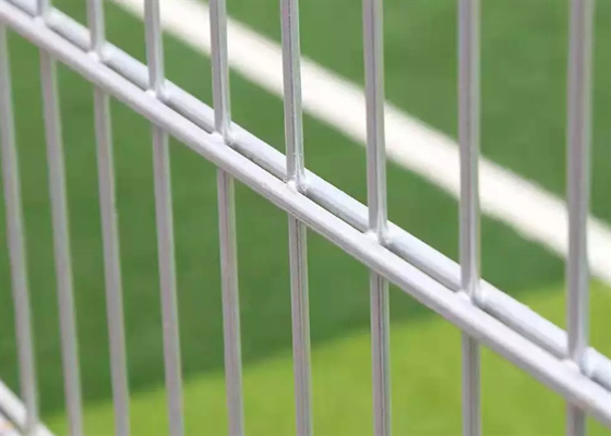 Galvanisierte und PVC-beschichtete Doppelstangdrahtzaun für Garten / Sport