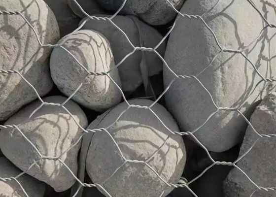 Hot Dip Gavanized Gabion Box / Hexagonalen Gabion Stein Käfige für Überschwemmungen
