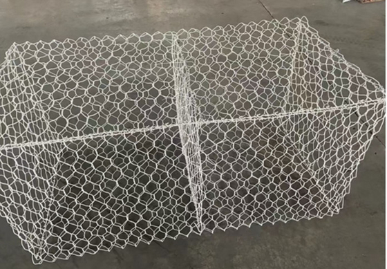 Niedrigkohlenstoffstahl HDG Gabion-Körbe 100*120mm für Boudary-Linie