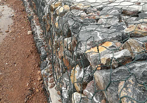 Zinkbeschichtete Gabionnetze hohe Korrosionsbeständigkeit 1,5x1x1m
