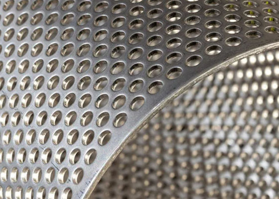 Hot Dip Galvanized Perforated Wire Mesh Breite 100-2000 mm OEM